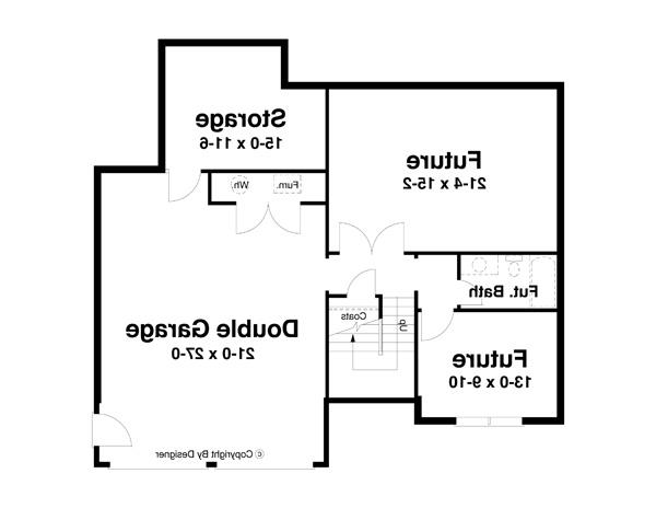Lower Level image of KENDRICK-B House Plan